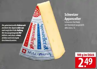 Famila Nord Ost Schweizer Appenzeller Angebot