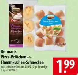 Famila Nord Ost Dermaris Pizza-Brötchen oder Flammkuchen-Schnecken Angebot