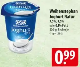Famila Nord Ost Weihenstephan Joghurt Natur Angebot