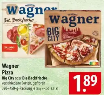 Famila Nord Ost Wagner Pizza Big City oder Die Backfrische Angebot