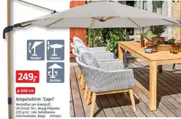 Bauhaus Ampelschirm Capri Angebot