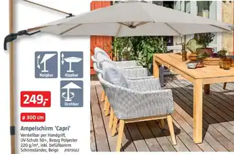 Bauhaus Ampelschirm Capri Angebot