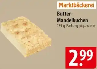 Famila Nord Ost Marktbäckerei Butter Mandelkuchen Angebot