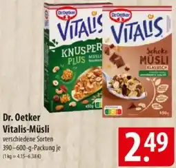Famila Nord Ost Dr. Oetker Vitalis-Müsli Angebot