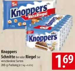 Famila Nord Ost Knoppers Schnitte 8er oder Riegel 5er Angebot