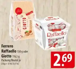 Famila Nord Ost Ferrero Raffaello oder Giotto Angebot