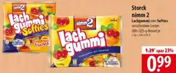 Famila Nord Ost Storck nimm 2 Lachgummi oder Softies Angebot