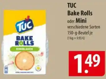 Famila Nord Ost TUC Bake Rolls oder Mini Angebot
