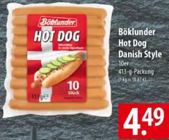 Famila Nord Ost Böklunder Hot Dog Danish Style Angebot