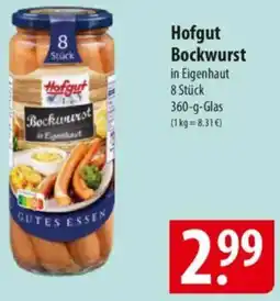 Famila Nord Ost Hofgut Bockwurst Angebot