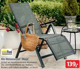Bauhaus Sunfun Alu-Relaxsessel 'Maja' Angebot