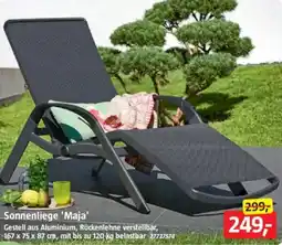 Bauhaus Sonnenliege 'Maja' Angebot