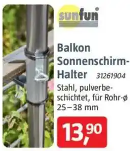 Bauhaus Sunfun Balkon Sonnenschirm Halter Angebot