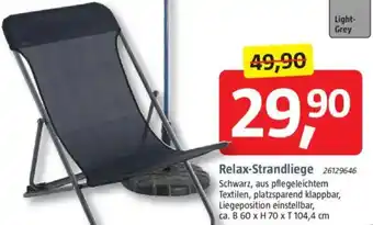 Bauhaus Relax-Strandliege Angebot