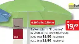 Bauhaus Sunfun Balkonschirm 'Provence' Angebot