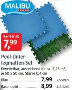 Bauhaus MALIBU Pool-Unterlegmatten-Set Angebot