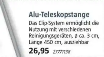 Bauhaus Alu-Teleskopstange Angebot