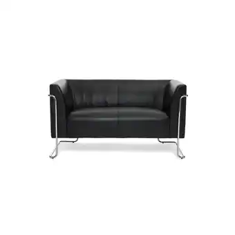 Netto Marken-Discount hjh OFFICE Lounge Sofa CURACAO Kunstleder mit Armlehnen Angebot