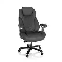 Netto Marken-Discount hjh OFFICE XXL Drehstuhl XXL PULLMANN Kunstleder mit Armlehnen (höhenverstellbar) Angebot