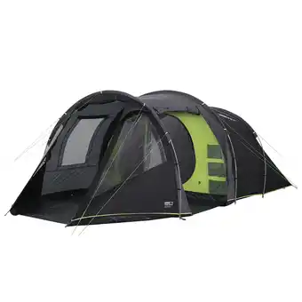 Netto Marken-Discount HIGH PEAK Tunnelzelt Paros 5 Personen Camping Familien Zelt 2 Kabinen Vorraum Angebot