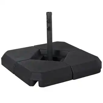Netto Marken-Discount Outsunny Schirmständer Stahl, HDPE-Kunststoff Angebot