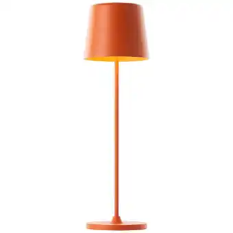 Netto Marken-Discount Brilliant Lampe Kaami LED Außentischleuchte 37cm orange matt Metall/Holz orange 2 W LED integriert Angebot