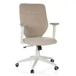Netto Marken-Discount hjh OFFICE Home Office Bürostuhl COSIO II Stoff mit Armlehnen Angebot