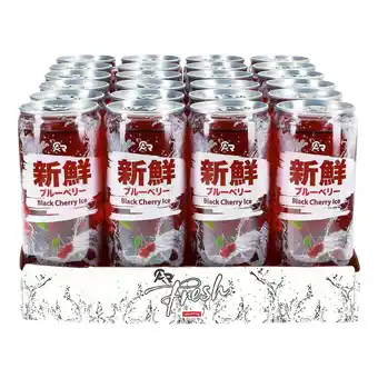 Netto Marken-Discount ACR Fresh Black Cherry Ice Sparkling 0,33 Liter Dose, 24er Pack Angebot