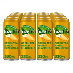 Netto Marken-Discount Fuzetea Green Tea Mango Chamomile 0,33 Liter Dose, 24er Pack Angebot