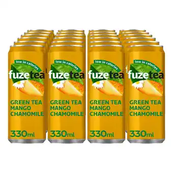 Netto Marken-Discount Fuzetea Green Tea Mango Chamomile 0,33 Liter Dose, 24er Pack Angebot