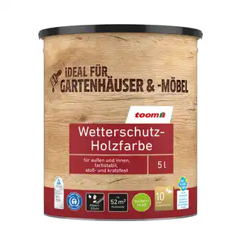 toom Baumarkt toom Wetterschutz-Holzfarbe schokobraun 5 l Angebot