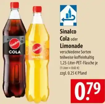 Famila Nord Ost Sinalco Cola oder Limonade Angebot