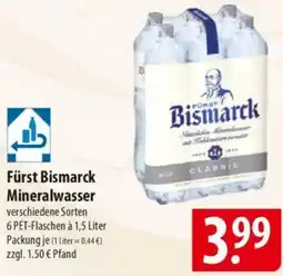 Famila Nord Ost Fürst Bismarck Mineralwasser Angebot