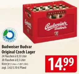 Famila Nord Ost Budweiser Budvar Original Czech Lager Angebot