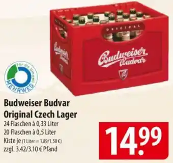 Famila Nord Ost Budweiser Budvar Original Czech Lager Angebot