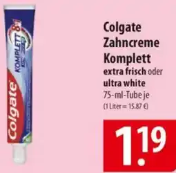 Famila Nord Ost Colgate Zahncreme Komplett Angebot