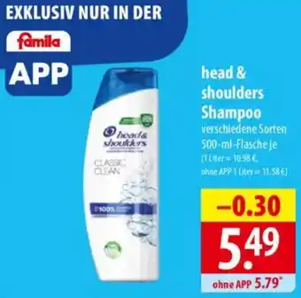 Famila Nord Ost head & shoulders Shampoo Angebot