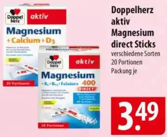 Famila Nord Ost Doppelherz aktiv Magnesium direct Sticks Angebot