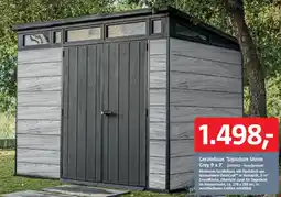 Bauhaus Gerätehaus 'Signature Storm Grey 9 x 7' Angebot