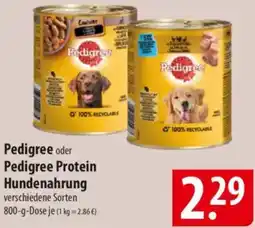 Famila Nord Ost Pedigree oder Pedigree Protein Hundenahrung Angebot