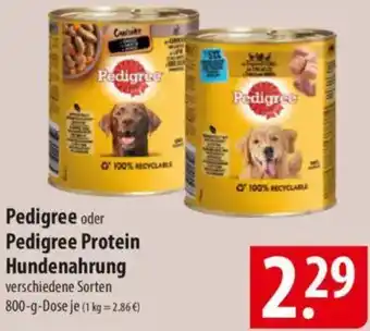 Famila Nord Ost Pedigree oder Pedigree Protein Hundenahrung Angebot
