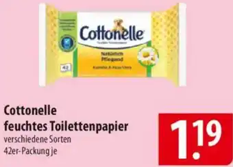 Famila Nord Ost Cottonelle feuchtes Toilettenpapier Angebot