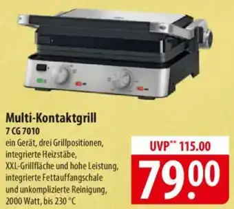Famila Nord Ost BRAUN Multi-Kontaktgrill 7 CG 7010 Angebot