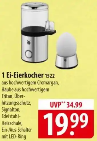 Famila Nord Ost WMF 1 Ei-Eierkocher 1522 Angebot