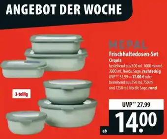 Famila Nord Ost MEPAL Frischhaltedosen-Set Cirqula Angebot