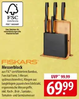Famila Nord Ost FISKARS Messerblock Angebot