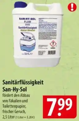 Famila Nord Ost Sanitärflüssigkeit San-Hy-Sol Angebot