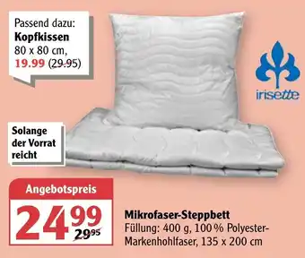 Globus Mikrofaser Steppbett Angebot