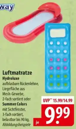 Famila Nord Ost Bestway Luftmatratze Hydroluxe Angebot