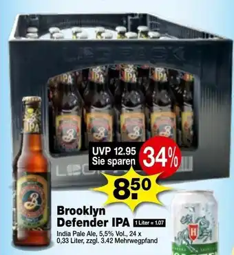 Krümet Sonderposten Brooklyn Defender IPA 1 liIter Angebot